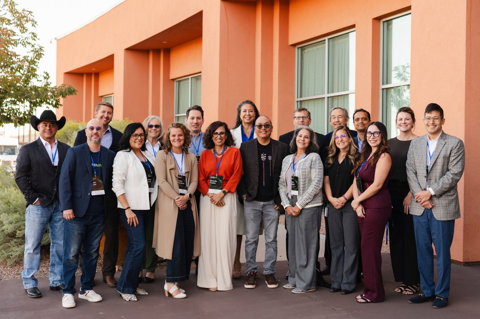 Leaders from the Health Tech Innovation Ecosystem Breakfast gathered outside the Embassy Suites