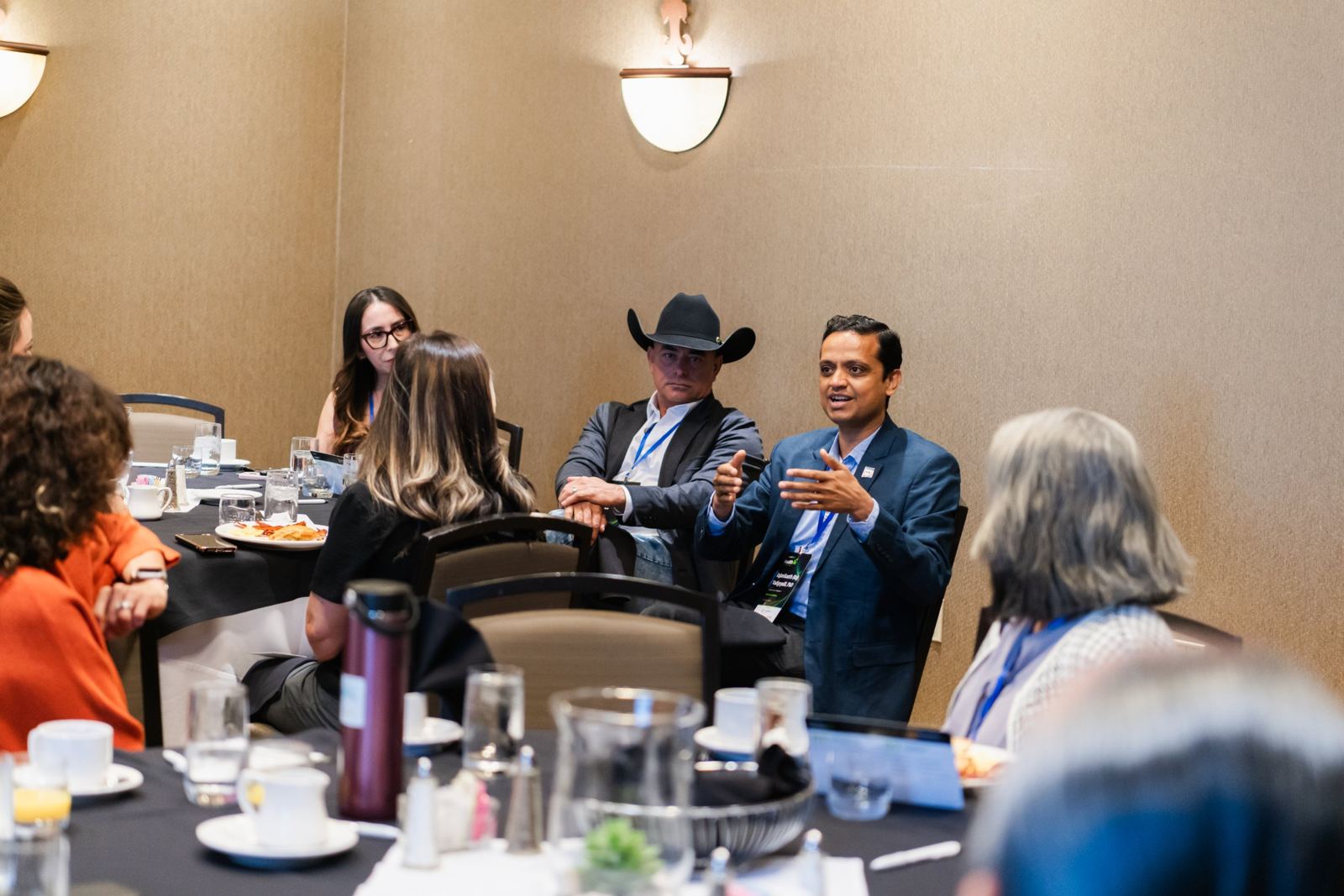 Discussion at the Ecosystem Breakfast