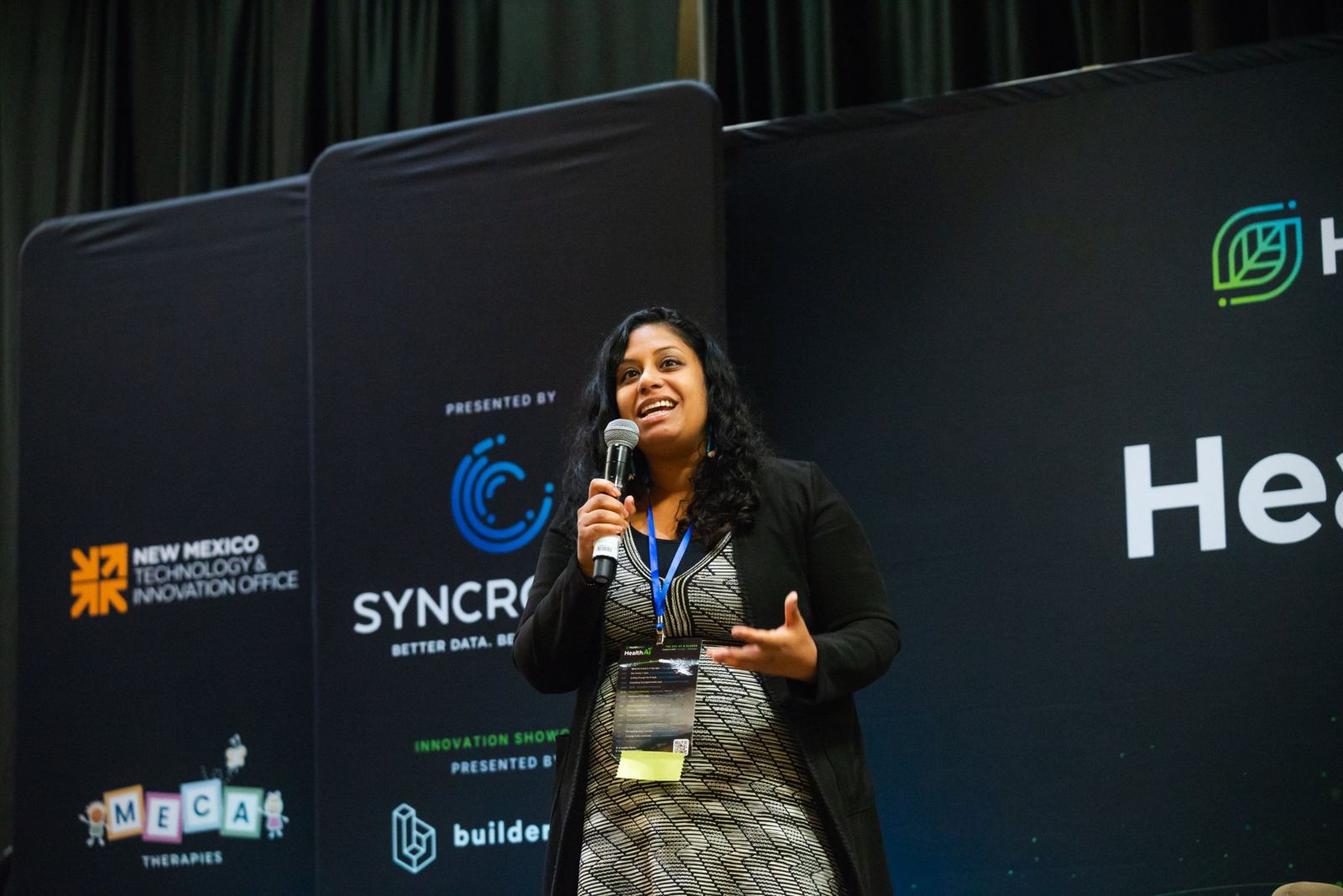 Dr. Neepa Acharya, Adhara Health, presenting at HealthAI 2026