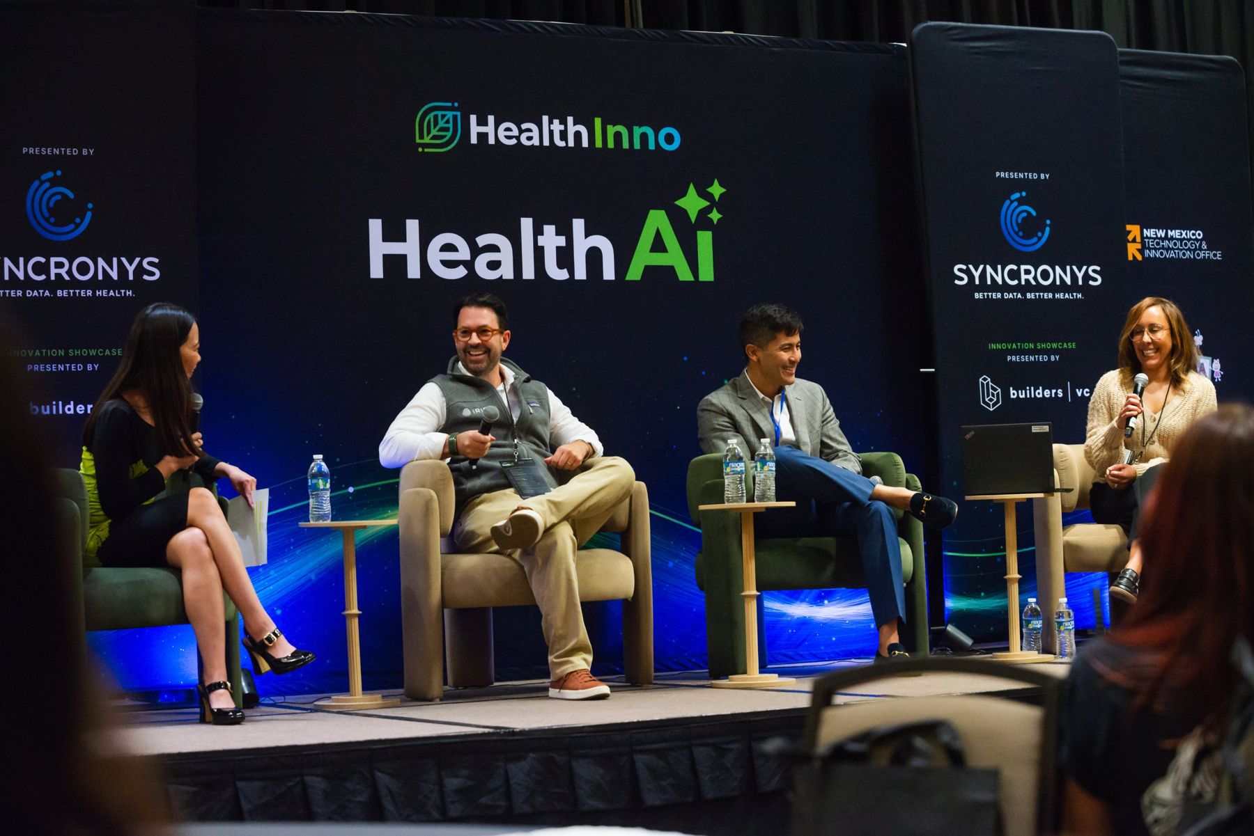 The Innovating From Within panel on the HealthAI 2026 main stage