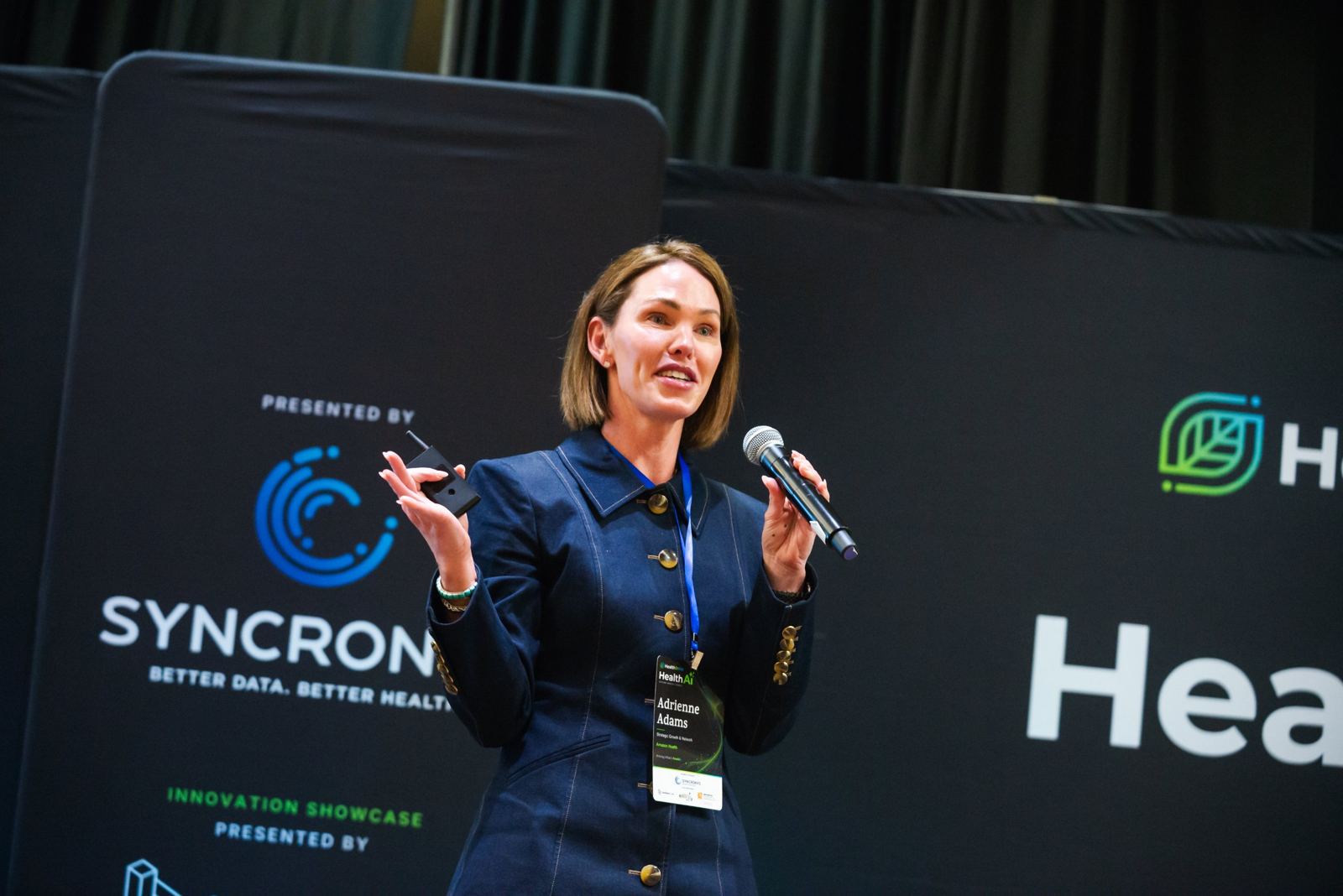 Adrienne Adams speaking at HealthAI 2026