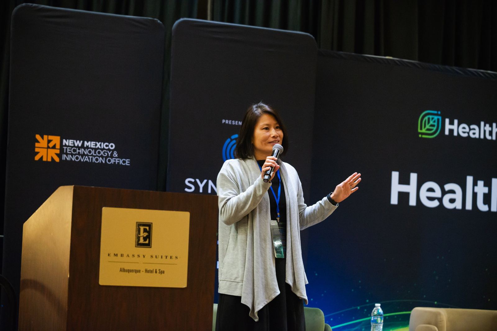Ling Kung speaking at HealthAI 2026